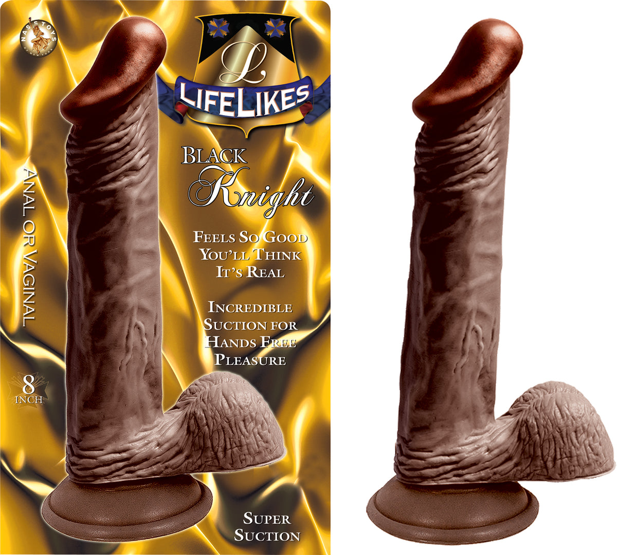 Lifelike Black Knight 8"