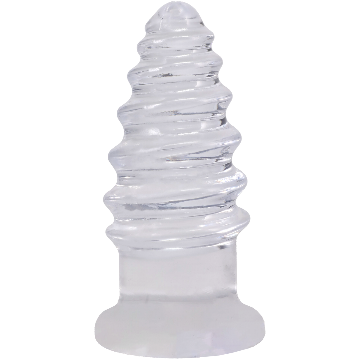 Crystal Jellies - Anal Twist - 6 Inch Clear