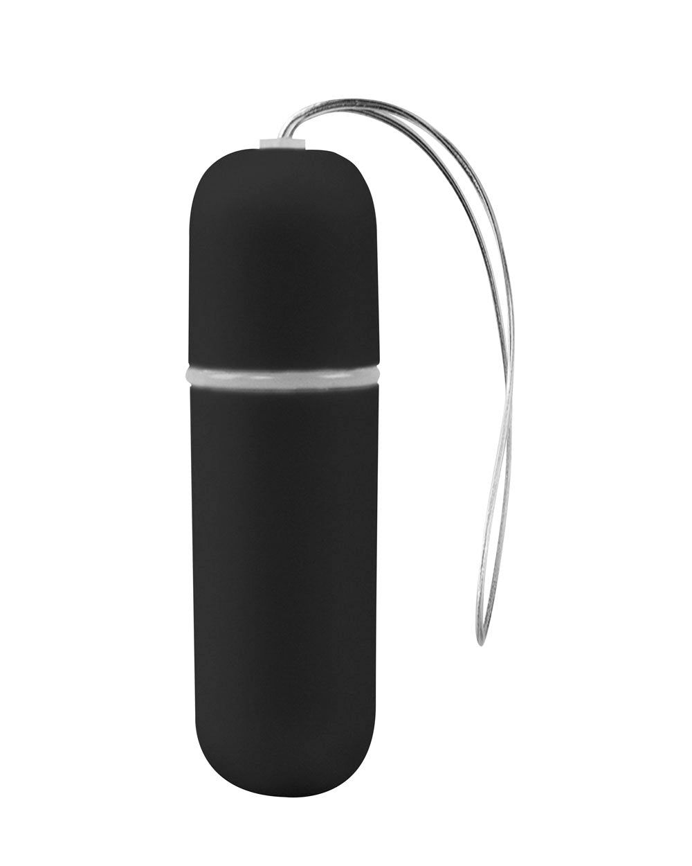 Exotic Vibrating Panty W / Wireless Remote Control Bullet and Metal Rings - Black