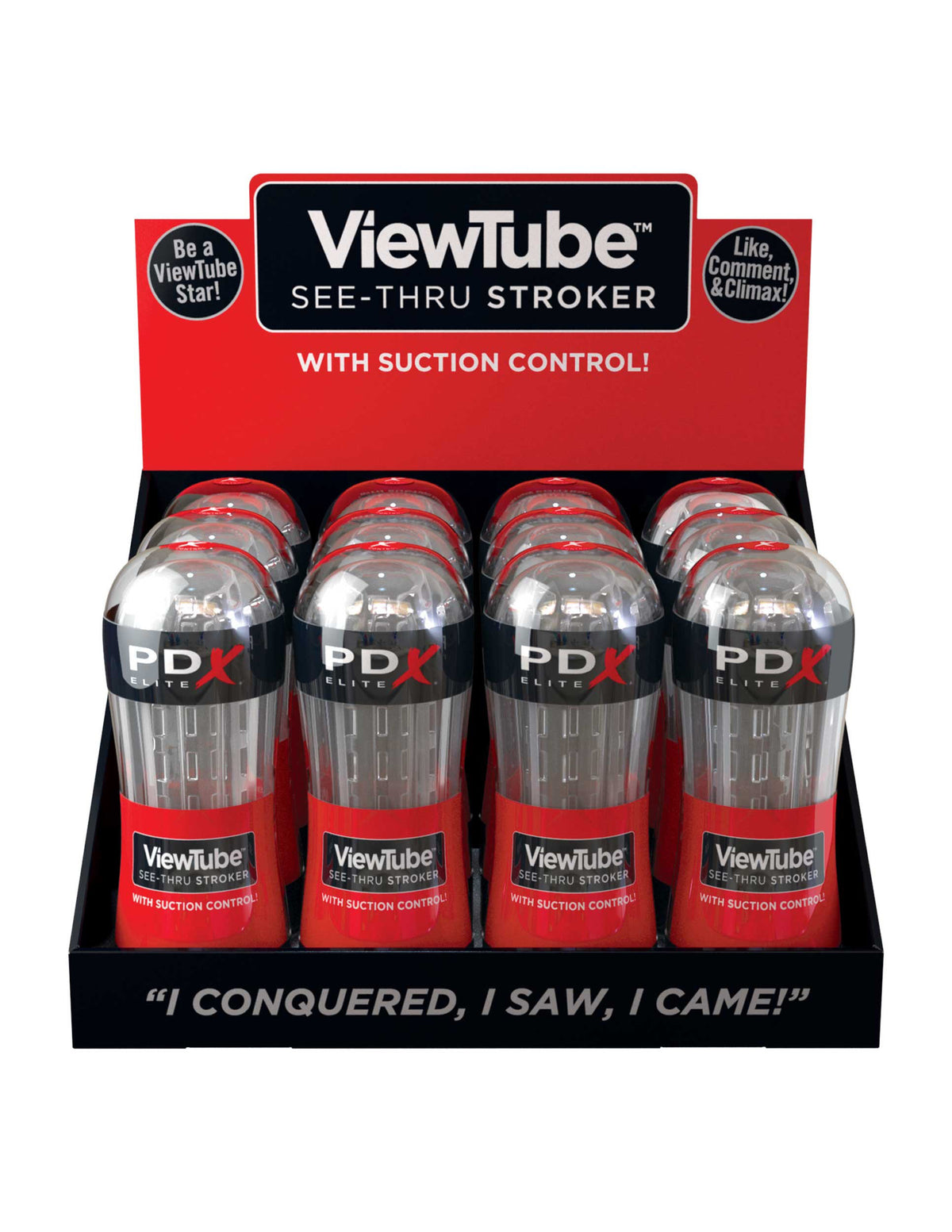 Viewtube Stroker Display - 12 Count