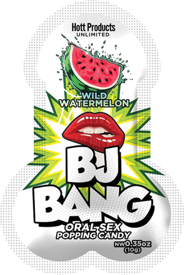 Bj Bang - 1pc Oral Sex Popping Candy - Watermelon 10gm