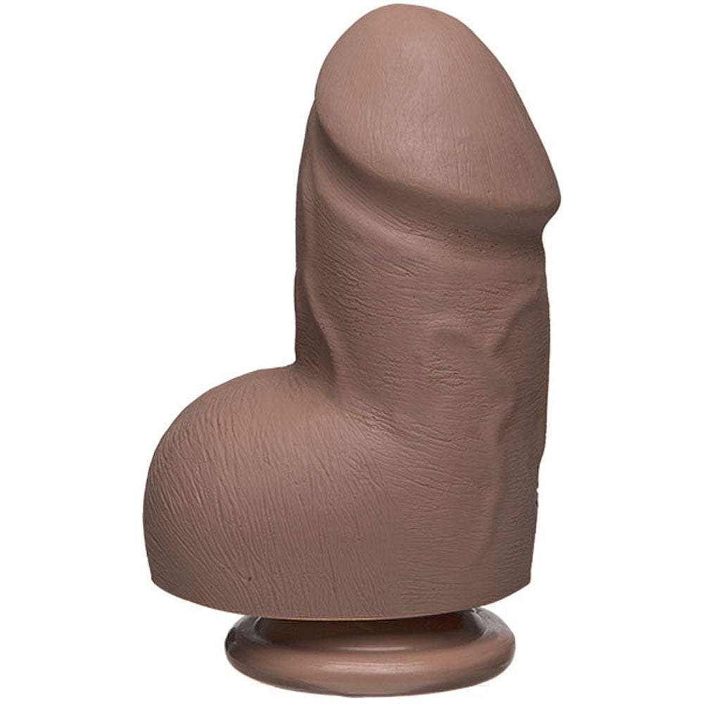 The D - Fat D - 6 Inch With Balls - Firmskyn - Caramel
