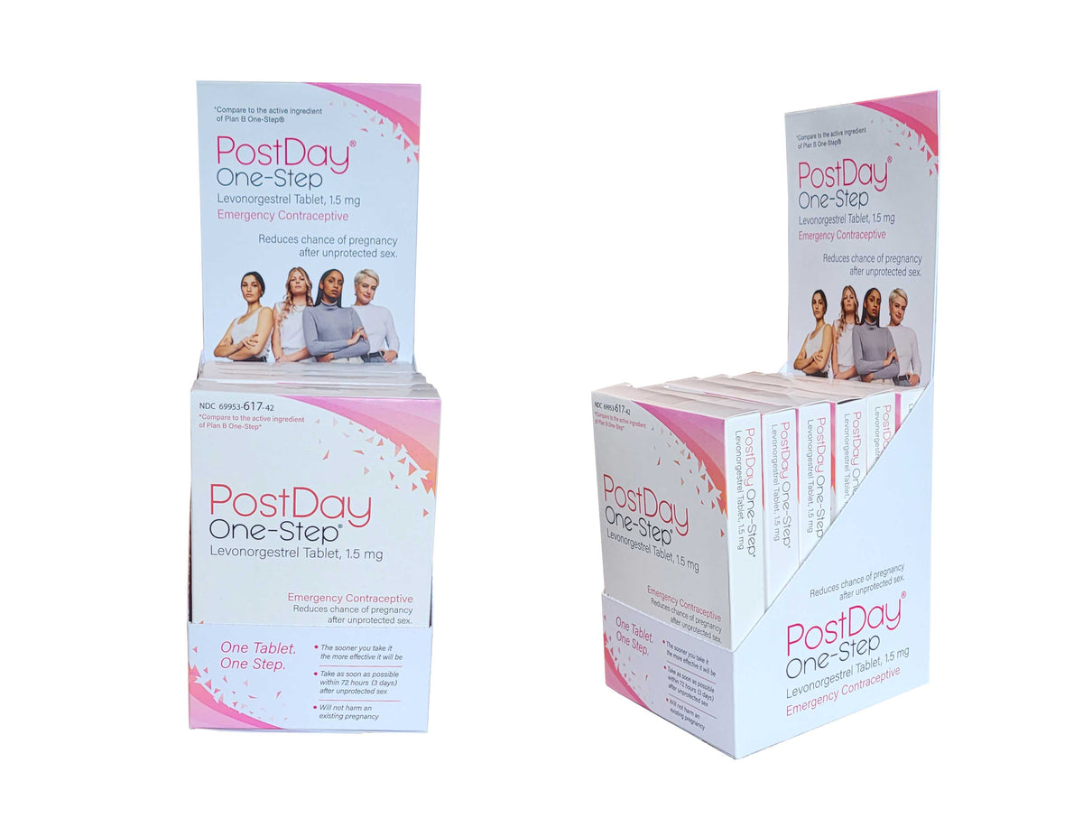 Postday One-Step Single Pack Display 6ct