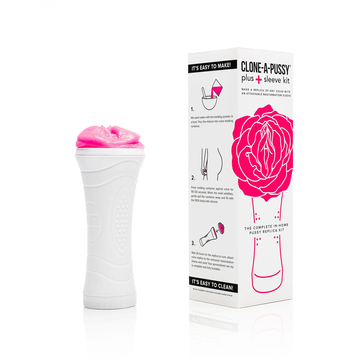 Clone a Pussy Plus Sleeve Kit - Hot Pink