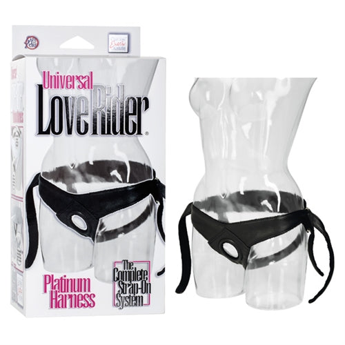 Universal Love Rider Platinum Harness - Black
