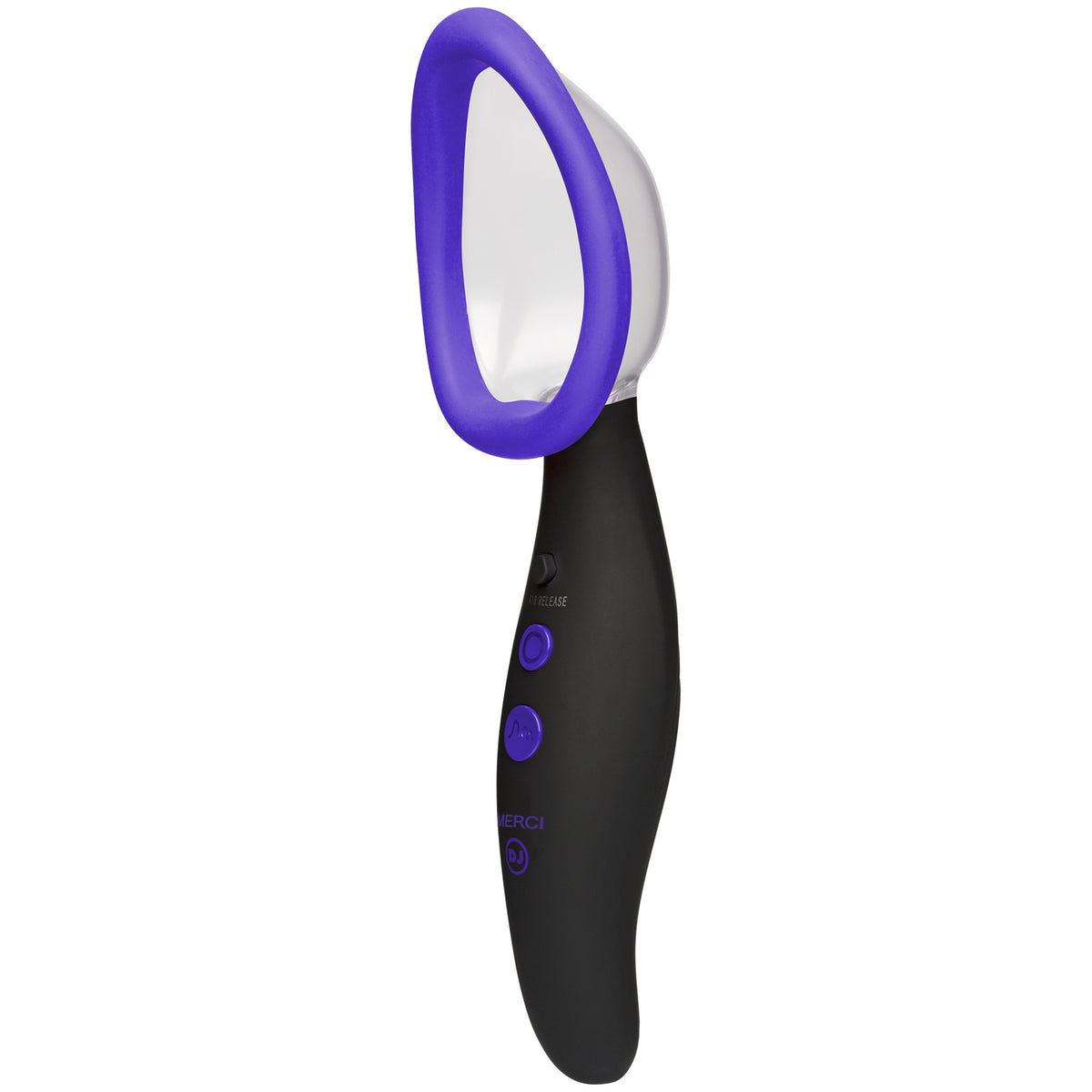 Merci - Pumped - Rechargeable Automatic Vibrating Pussy Pump - Black