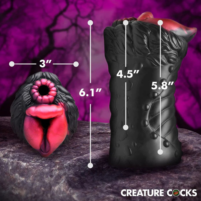Savage She-Wolf Silicone Stroker - Brown