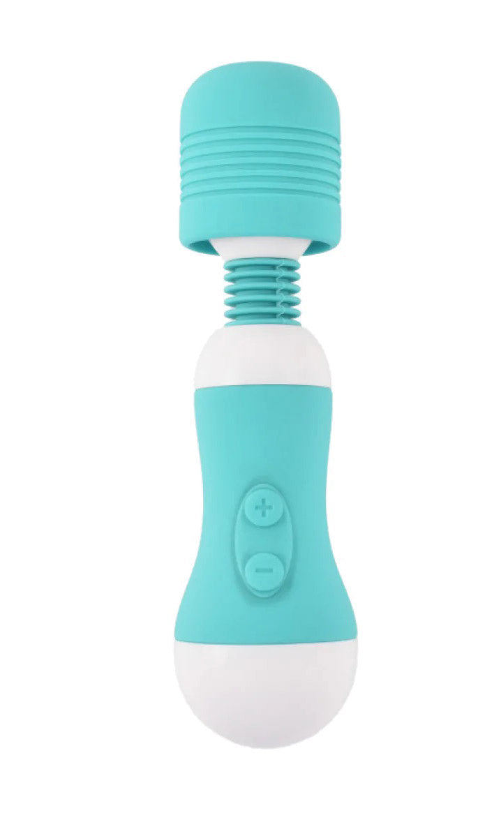 Yorokobi Rechargeable Mini Wand Massager - Teal