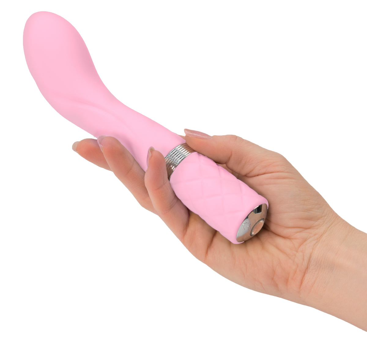 Pillow Talk Sassy G-Spot Vibe With Swarovski Crystal - Pink