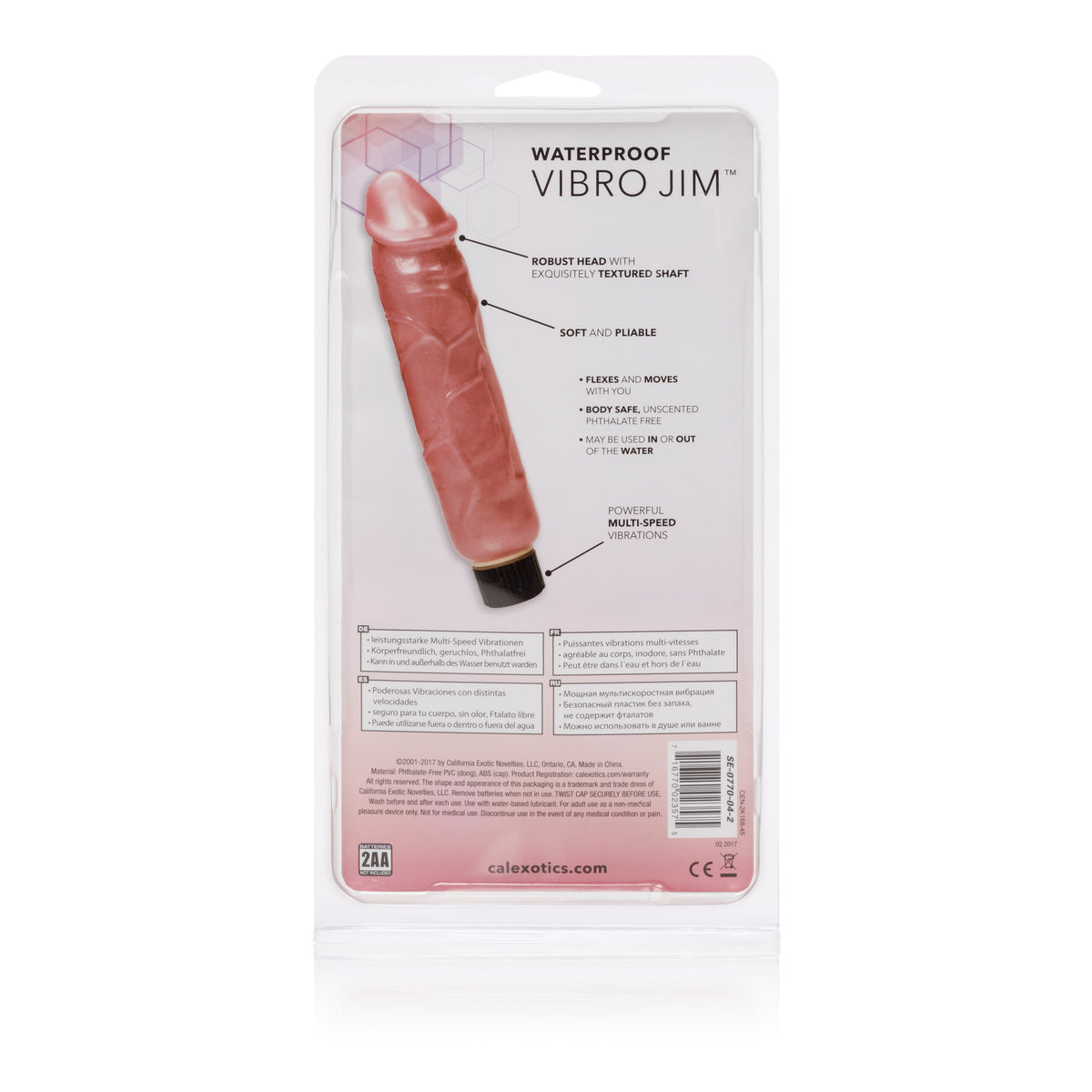 Waterproof Vibro Jim 6.5 Inches