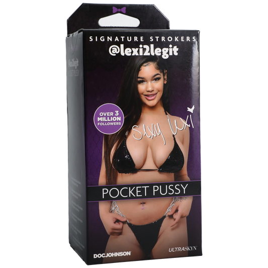 Signature Strokers - Girls of Social Media Lexi2legit - Ultraskyn Pocket Pussy