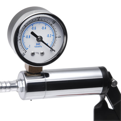 Deluxe Steel Handle Pump With 2.25 Inches Penis Cylinder