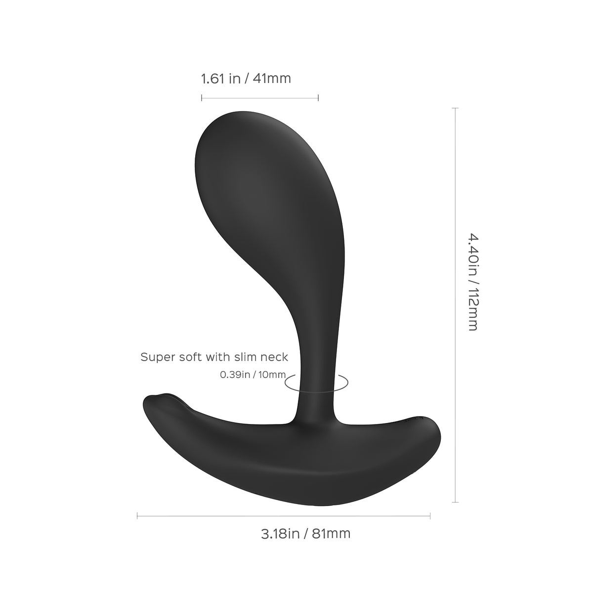 Oly 2 App-Enabled Wearable Vibrator - Black