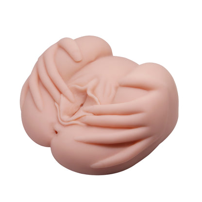 Crazy Bull the Realistic Skin-Like Texture Vagina and Anal Masturbator Vibration and Double Entrance