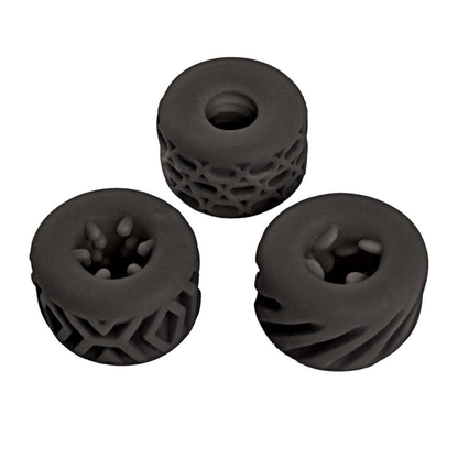 Super Stretchy Stroker Rings Black