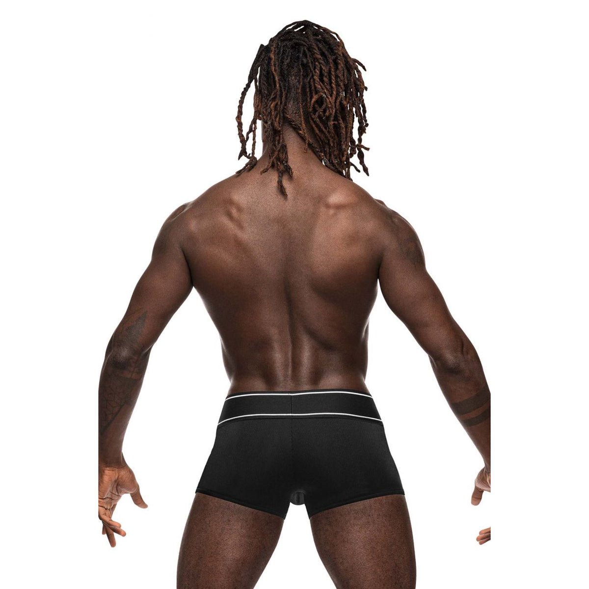 Modal Rib Pouch Short - Medium - Black