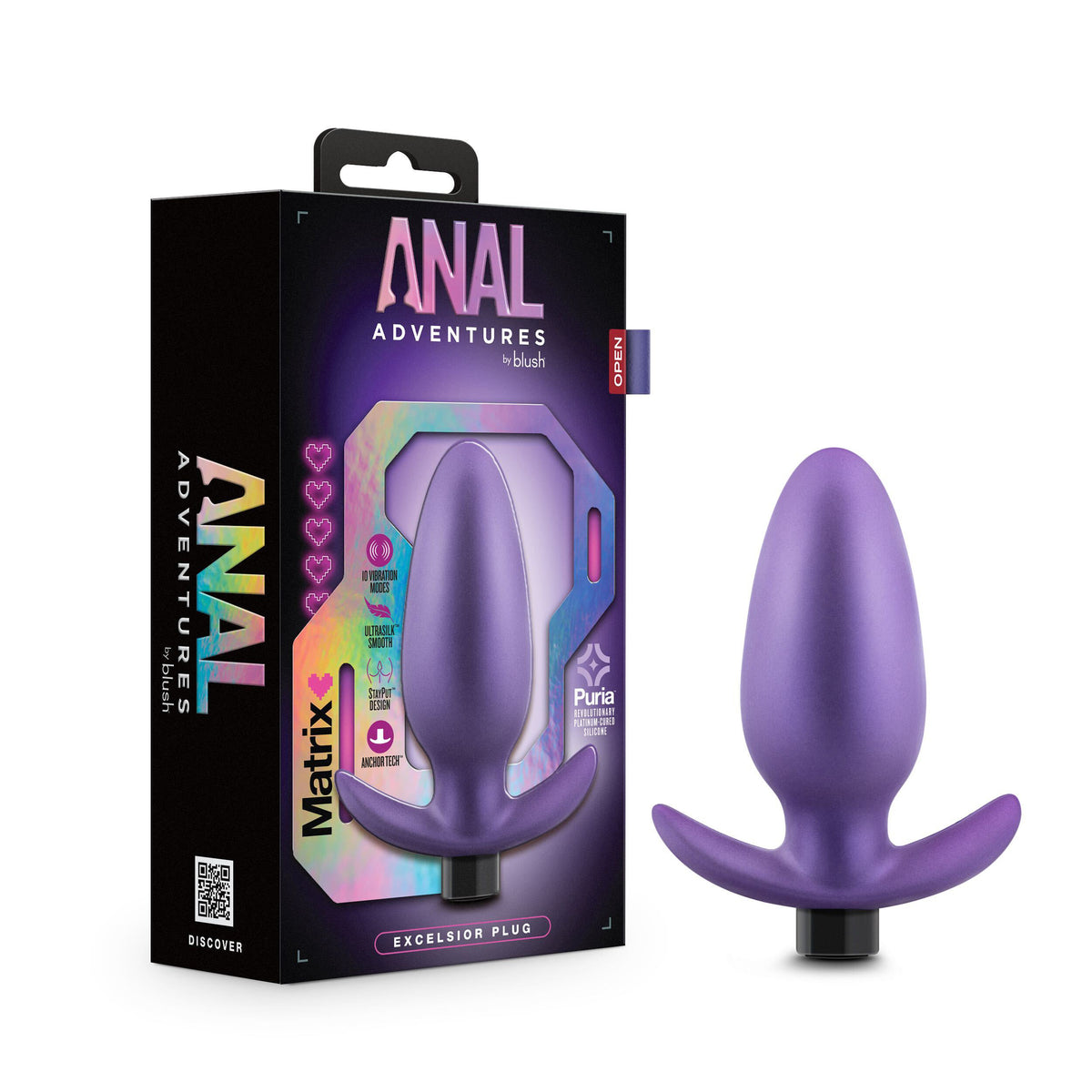 Anal Adventures Matrix - Excelsior Plug - Astro Violet