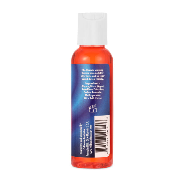 Razzels Warming Lubricant - Wild Watermelon - 2 Oz. Bottle
