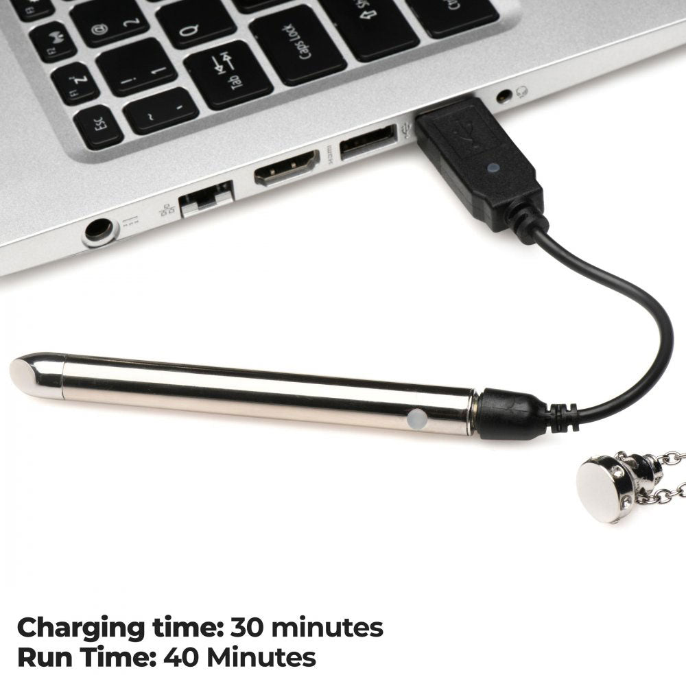 7x Vibrating Necklace - Silver