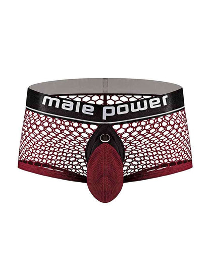 Cock Pit Net Mini Cock Ring Short - Medium -  Burgundy