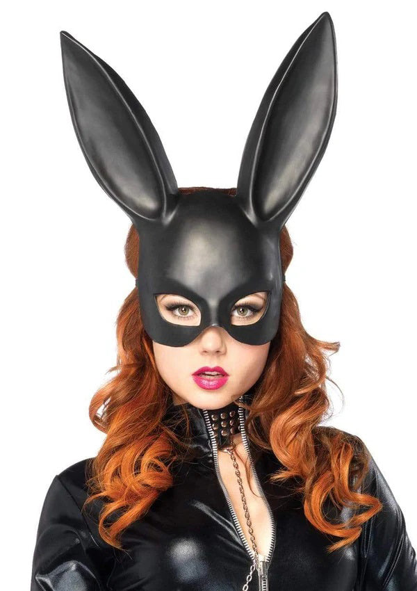 Masquerade Rabbit Mask - Os - Black