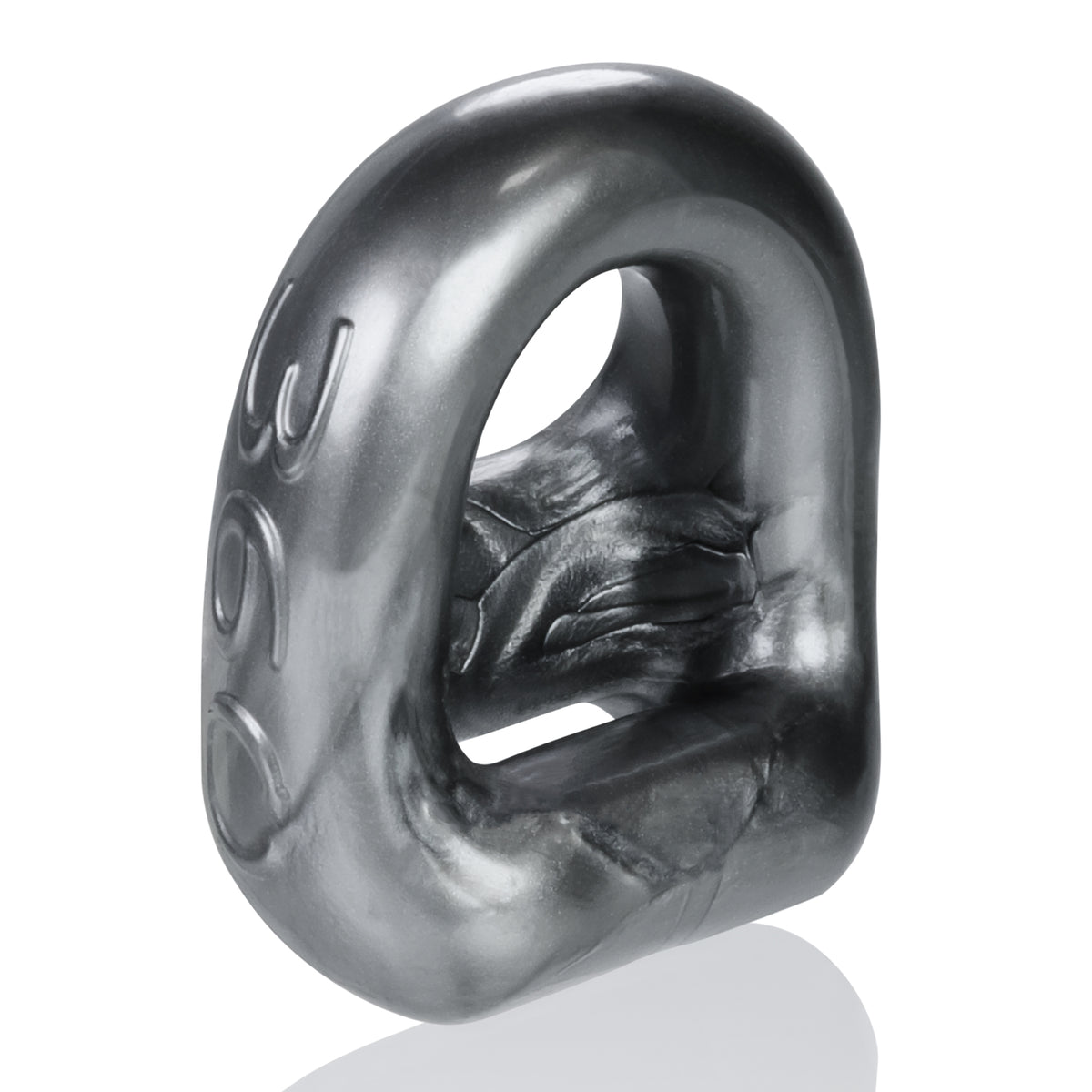 360 2- Way Cockring and Ballsling - Steel