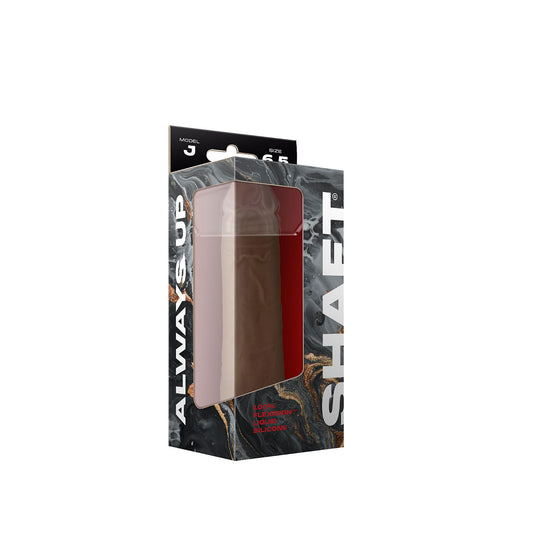 Shaft - Model J 6.5 Inch Liquid Silicone Dong - Oak