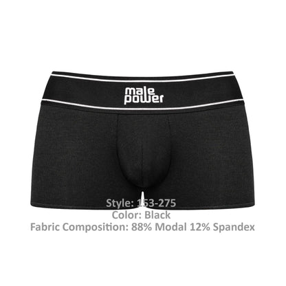 Modal Rib Pouch Short - Medium - Black
