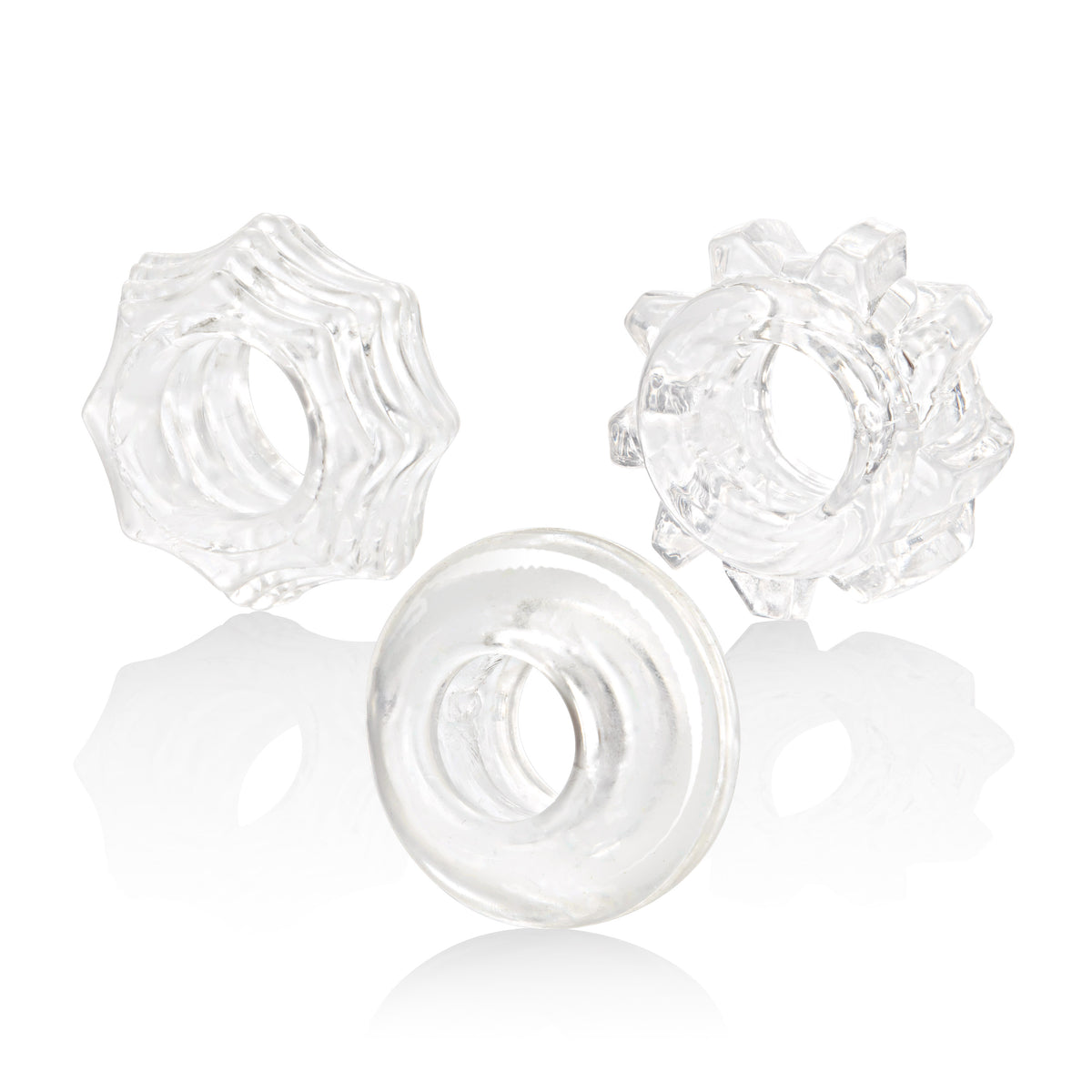 Reversible Ring Set - Clear