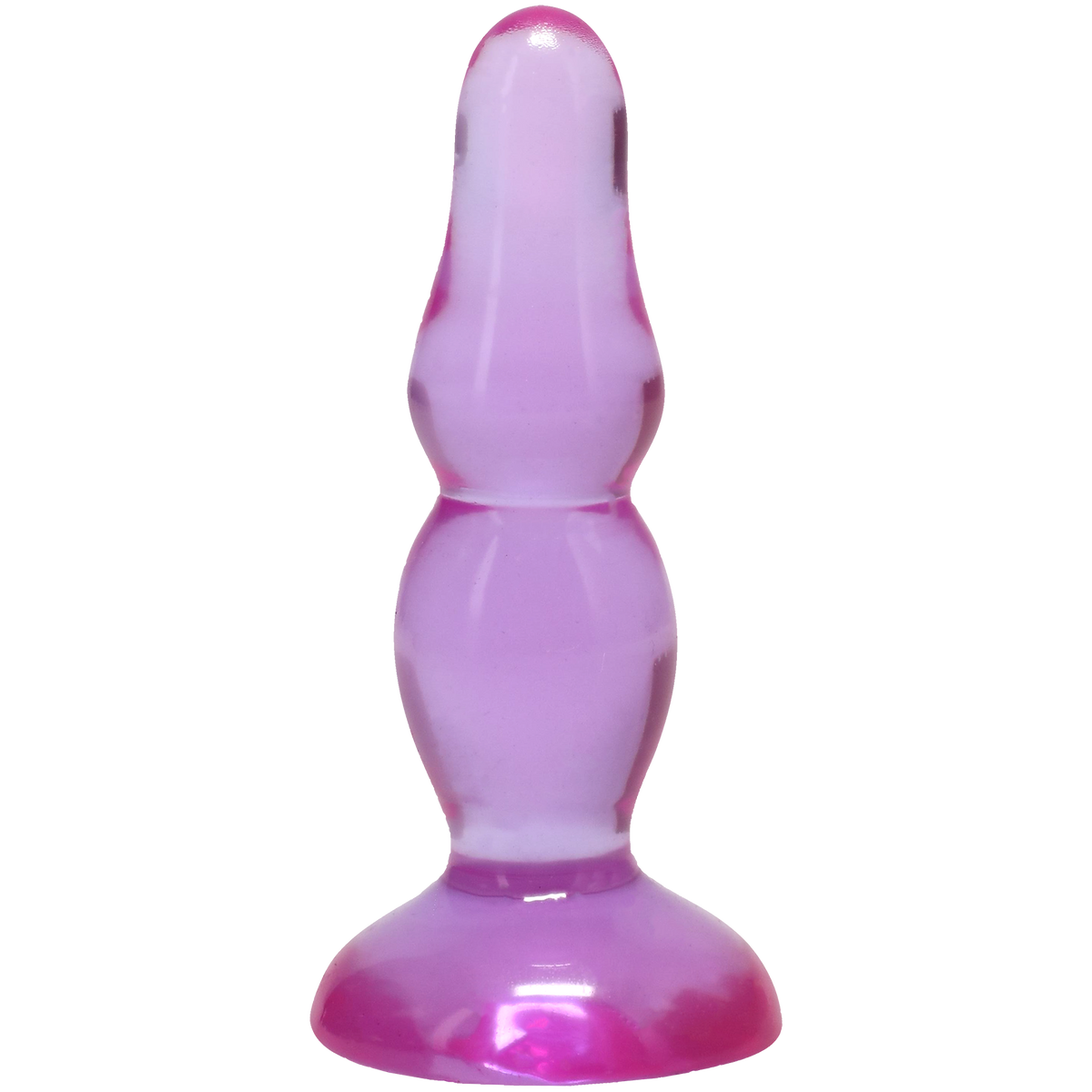 Crystal Jellies - Novice Pop Plug - 4 Inch Purple