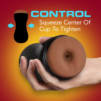 Coverboy - Manny the Fireman - Self Lubricating  Stroker - Tan