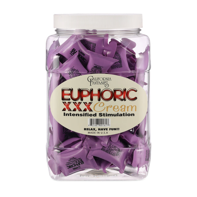 Euphoric XXX Cream - 72 Piece Fishbowl - 10 ml Pillows