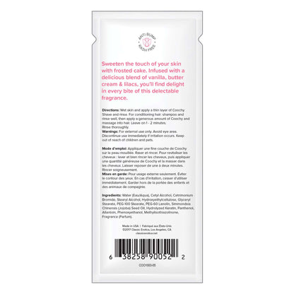 Coochy Shave Cream - Frosted Cake - 15 ml Foils 24 Count Display