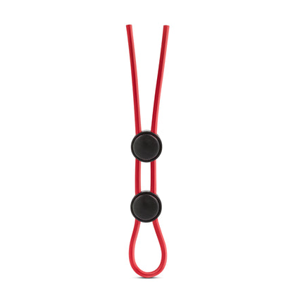 Stay Hard - Silicone Double Loop Cock Ring - Red