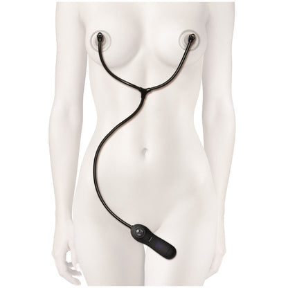 Merci - Swell - Auto Vibrating Nipple Sucker Cups - Black