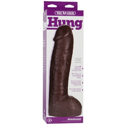 Vac-U-Lock Realistic Hung - Black