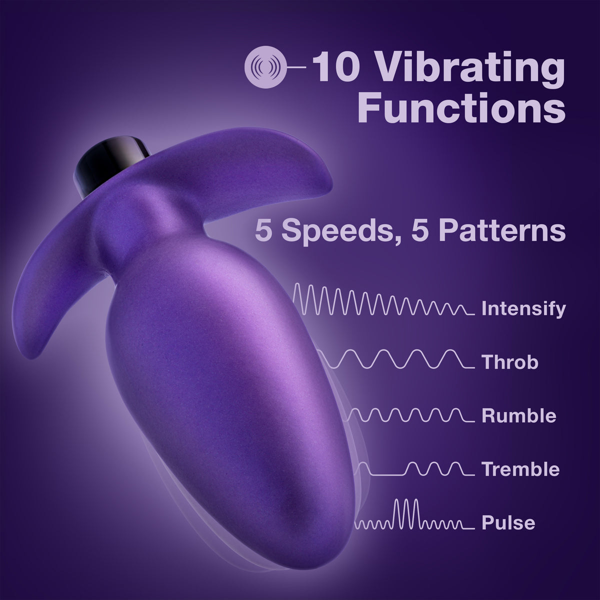 Anal Adventures Matrix - Excelsior Plug - Astro Violet