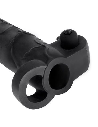 Fantasy X-Tensions Vibrating Real Feel 2-Inch Extension - Black