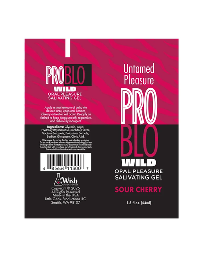 Problo Wild, Oral Pleasure Salivating Gel, Sour Cherry 1.5oz
