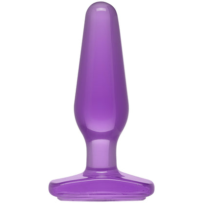 Crystal Jellies Butt Plug - Medium - Purple