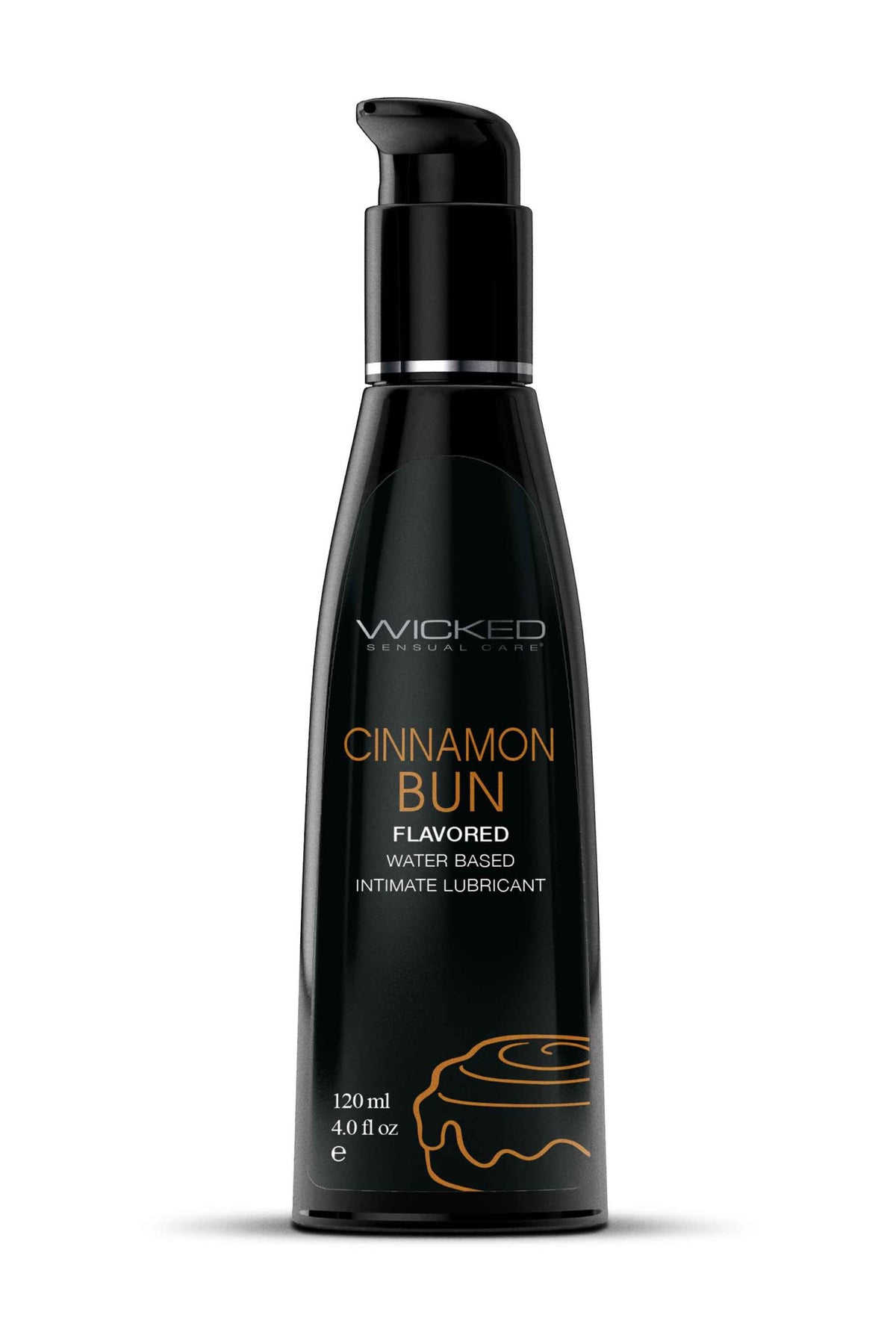 Aqua Cinnamon Bun Flavored Water Based Intimate Lubricant - 4 Fl. Oz.