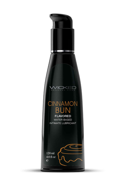Aqua Cinnamon Bun Flavored Water Based Intimate Lubricant - 4 Fl. Oz.