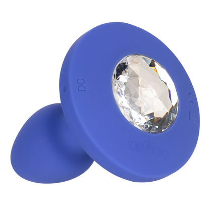 Cheeky Gems - Small Rechargeable Vibrating Probe - Vibrating Probe - Blue