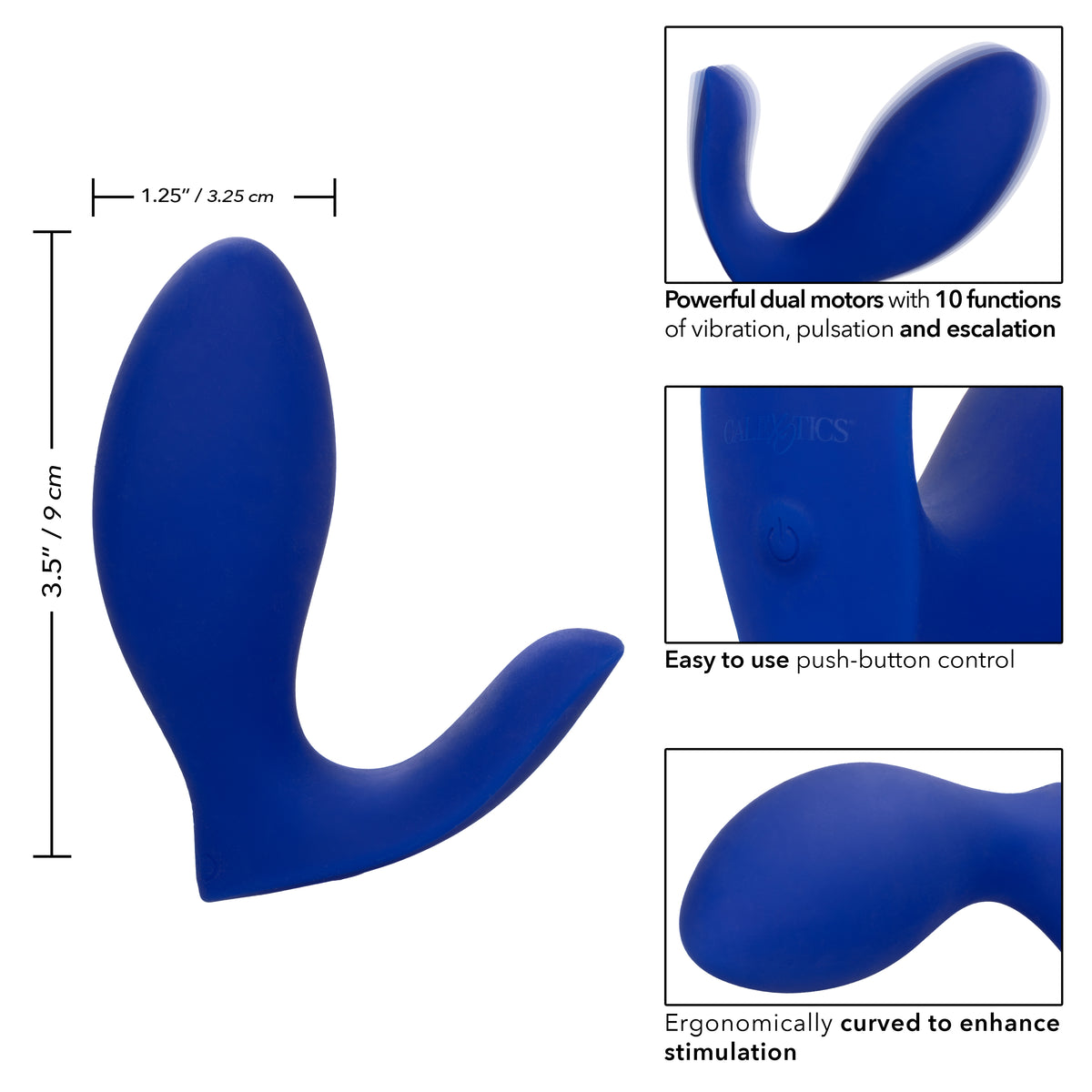 Admiral Prostate Rimming Probe - Blue