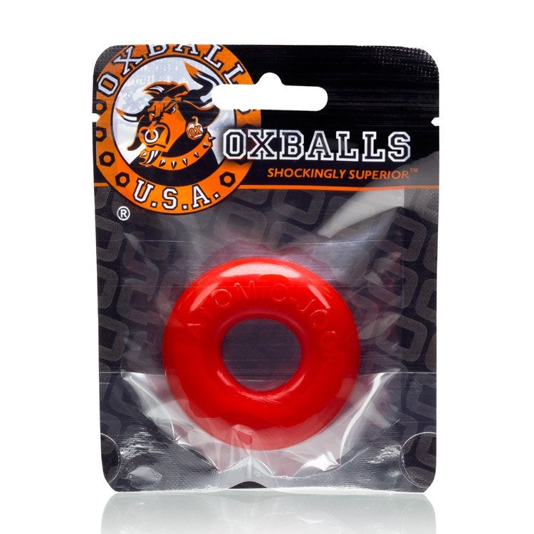 Do-Nut-2 Large Atomic Jock Cockring - Red