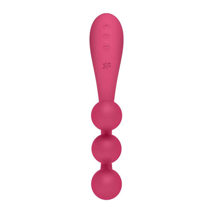 Tri Ball 1 Lay on Vibrator - Red