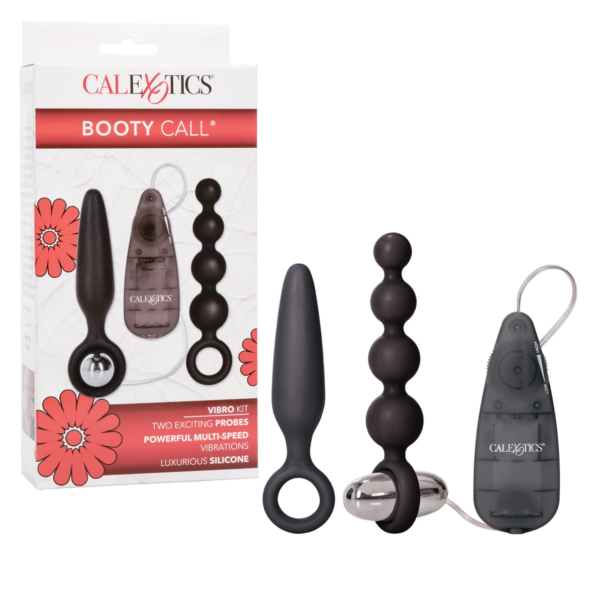 Booty Call Booty Vibro Kits - Black