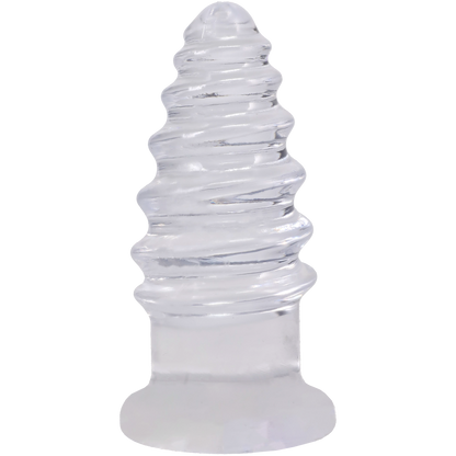 Crystal Jellies - Anal Twist - 6 Inch Clear
