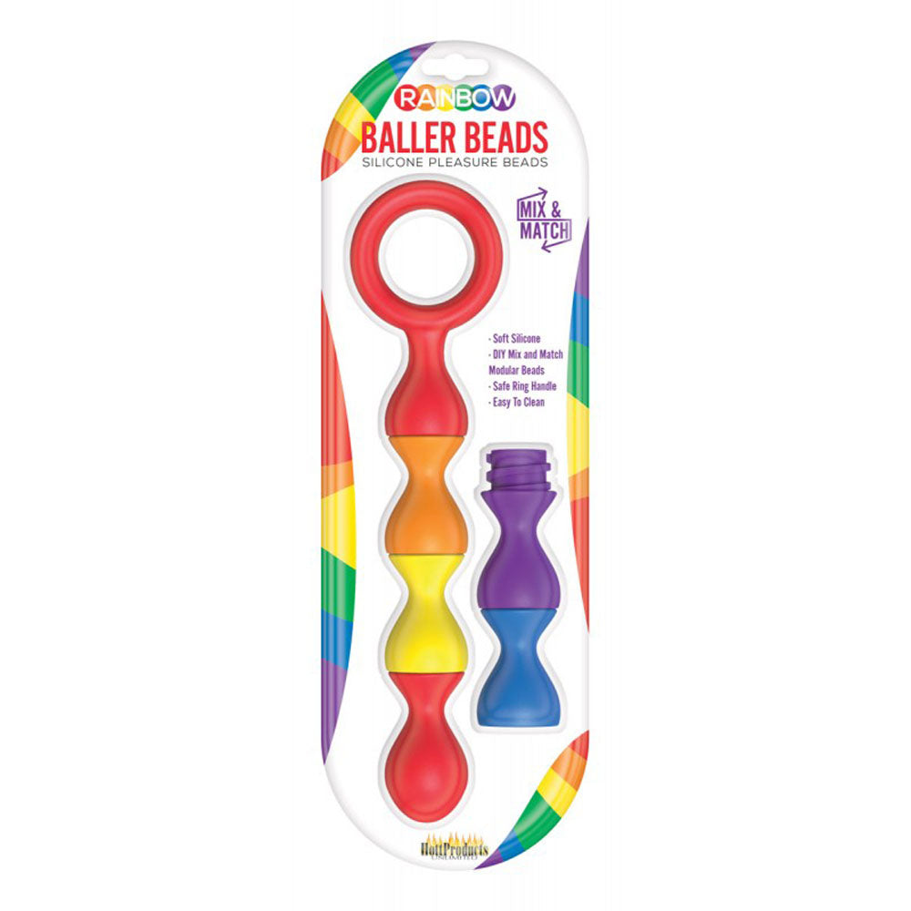 Rainbow Baller Beads