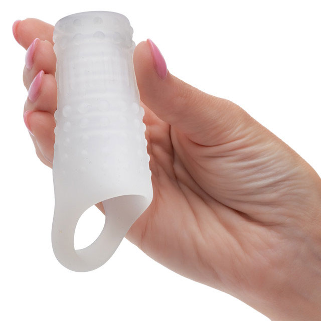 Basic Essentials Liquid Silicone Stimulation Enhancer - Clear